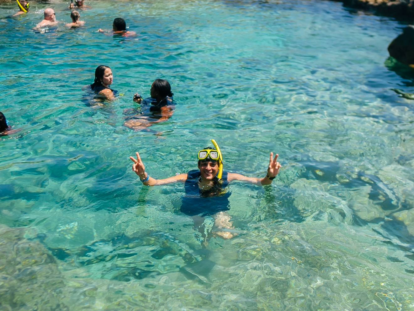 Swimming in the Natural Pool
