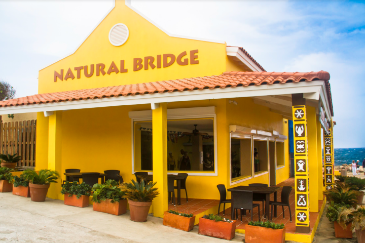 a store front at day