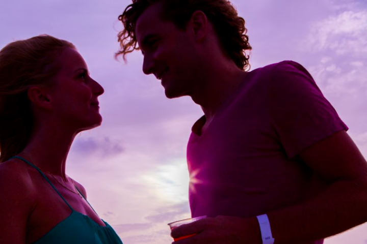 a couple of people that are talking to each other