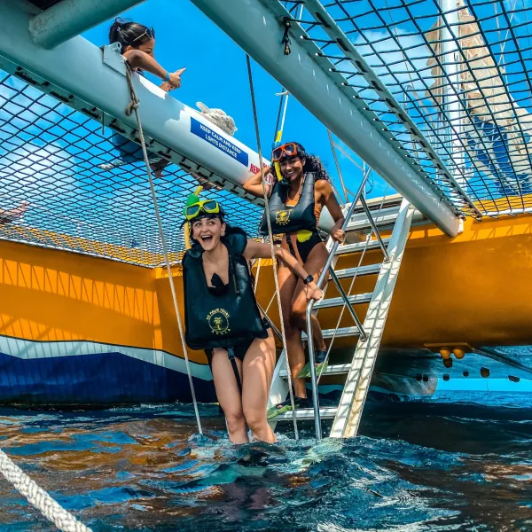 a person standing in front of water