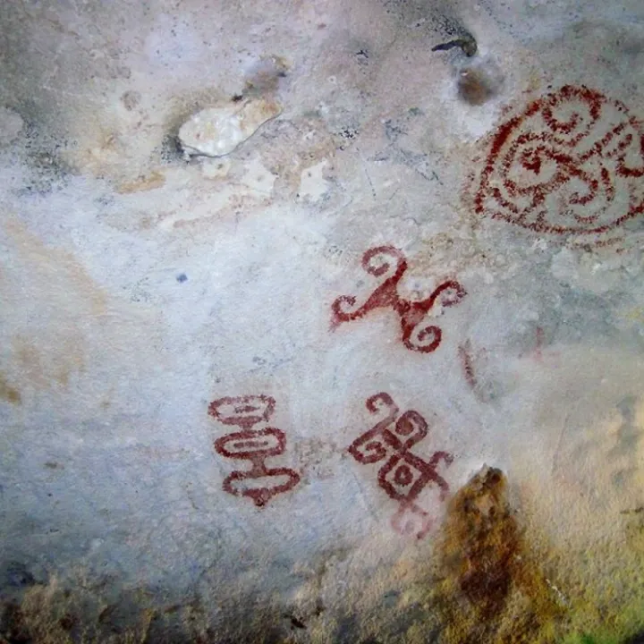 a close up of a sign