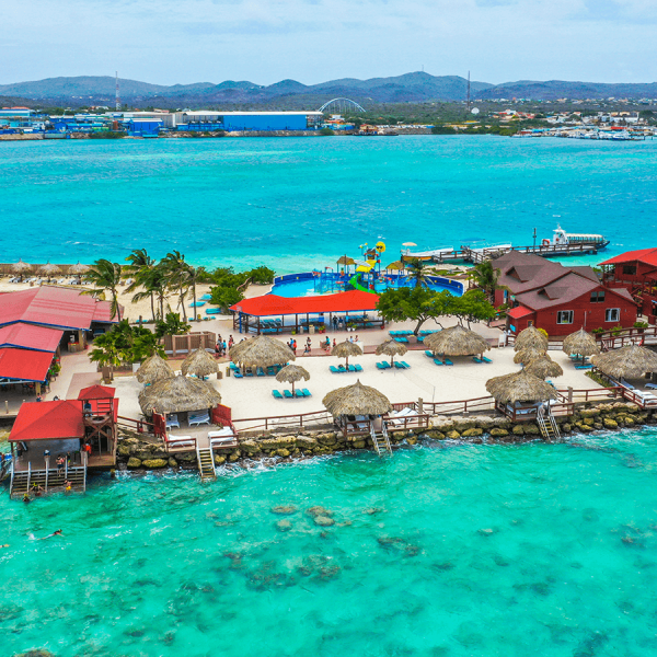 a harbor filled with lots of blue water