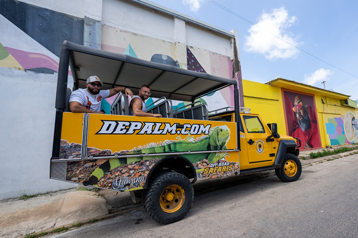 de palm tours jeep safari tours in san nicolas street art