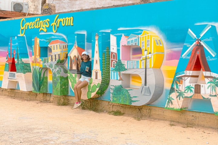 aruba sign san nicolas street art