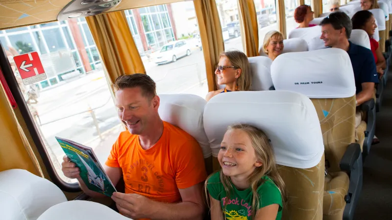 a group of people sitting at a table